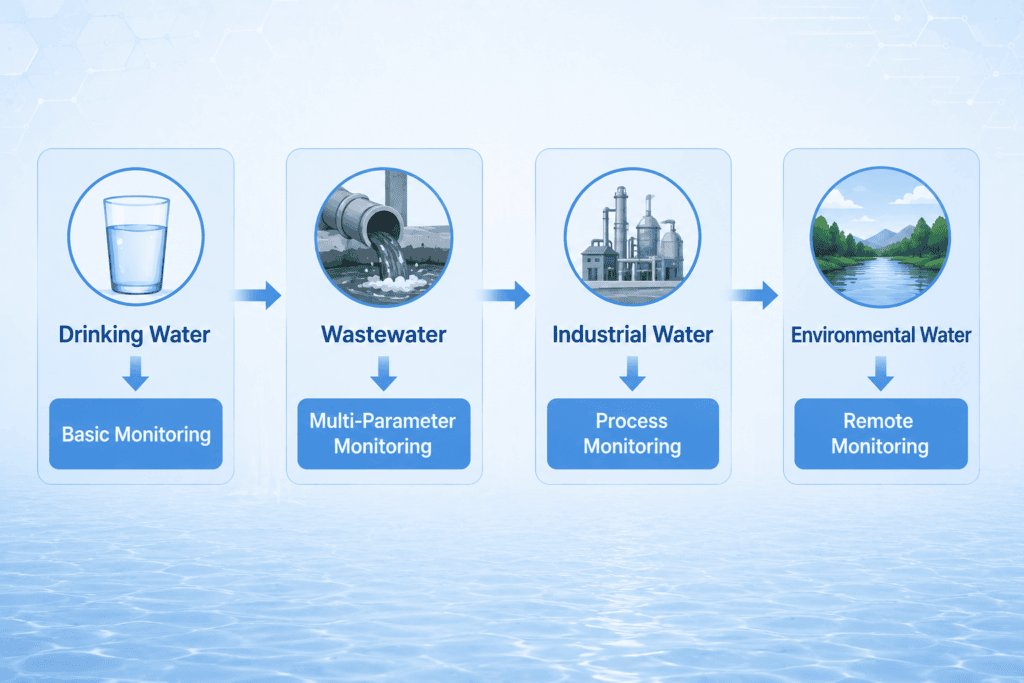 water monitoring system selection guide by application
